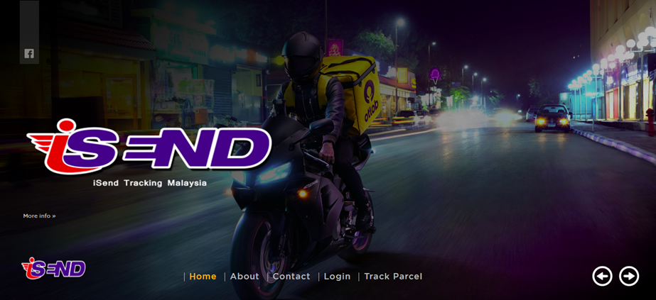 iSend Tracking Malaysia project screenshot